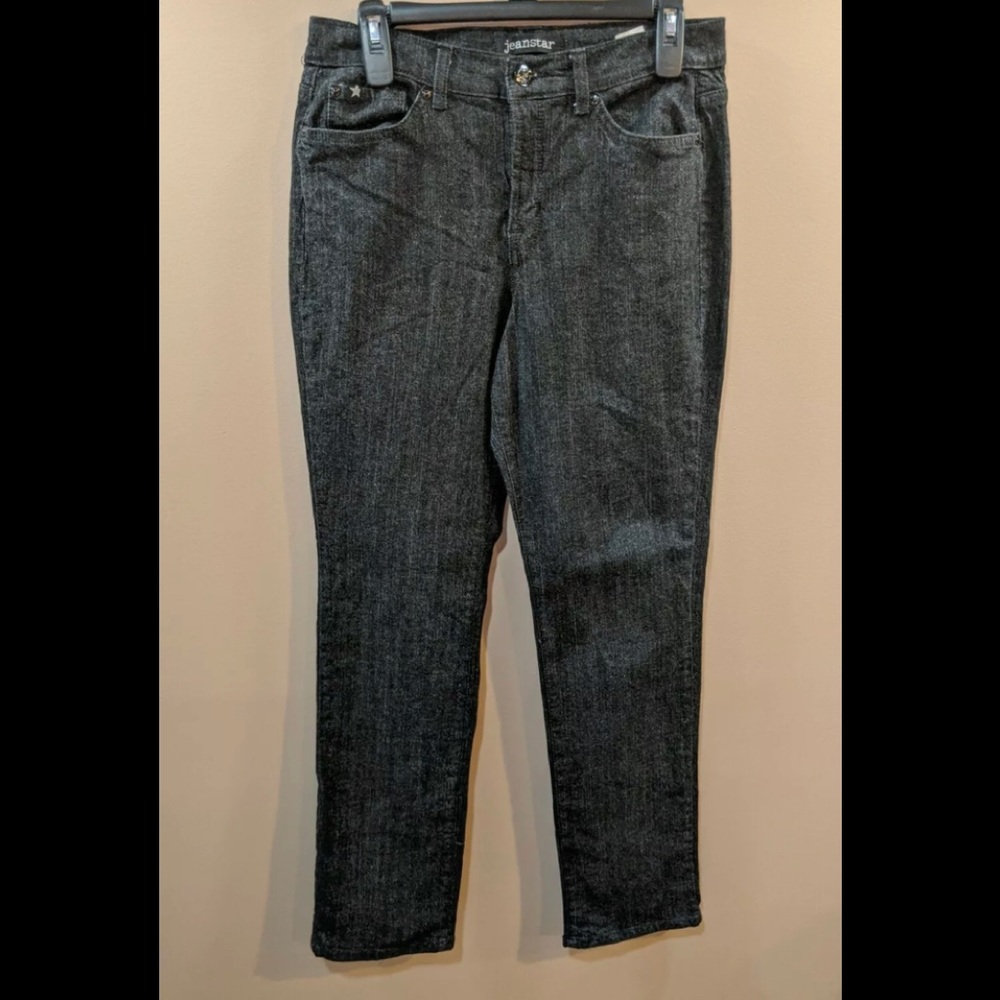 Womens Jeanstar black Straight Leg Jeans Size 8